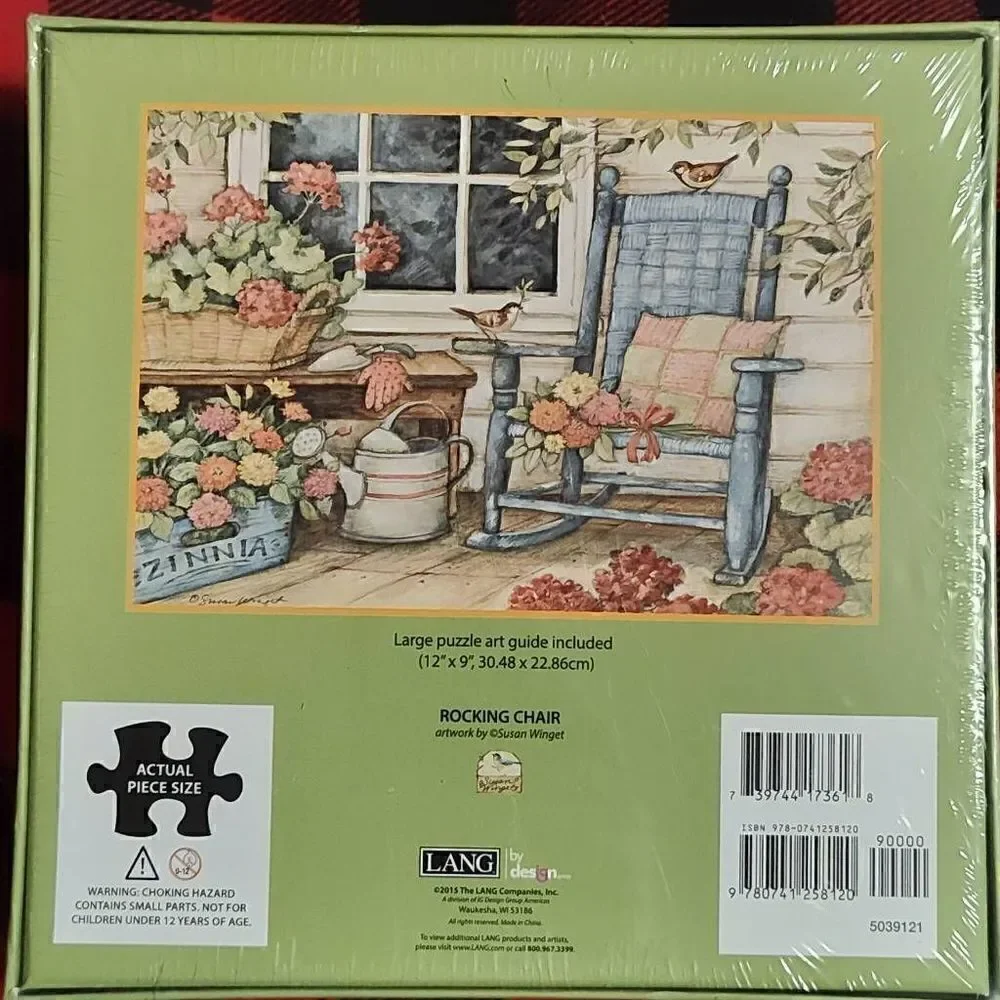 Lang 500 Piece Jigsaw Puzzle Rocking Chair 24
